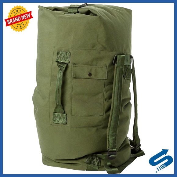 Military Surplus Duffle Bag Cordura Travel Backpack Camping Gear Olive Drab